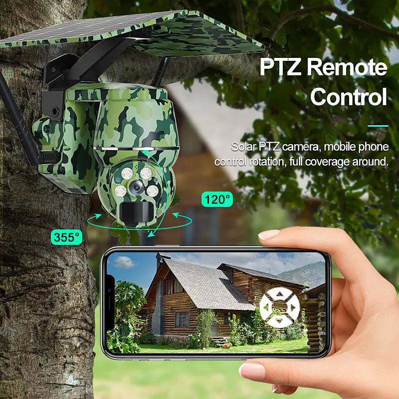 Solar Powered Cctv Camera 4g Upply 5