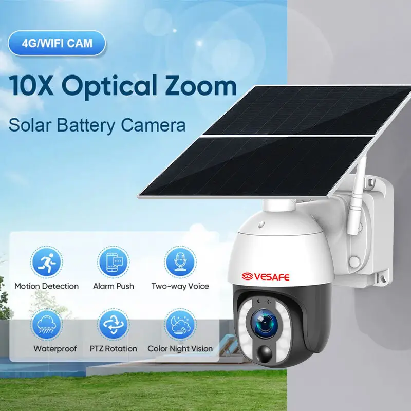 Solar 4g Ptz Camera Wholesale - VESAFE 3