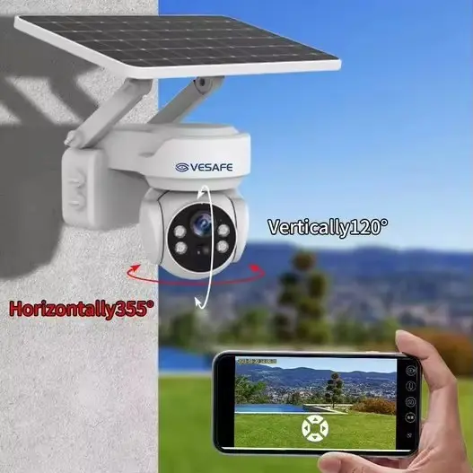 For Supermarket Solar Camera Cctv by VESAFE-1 4