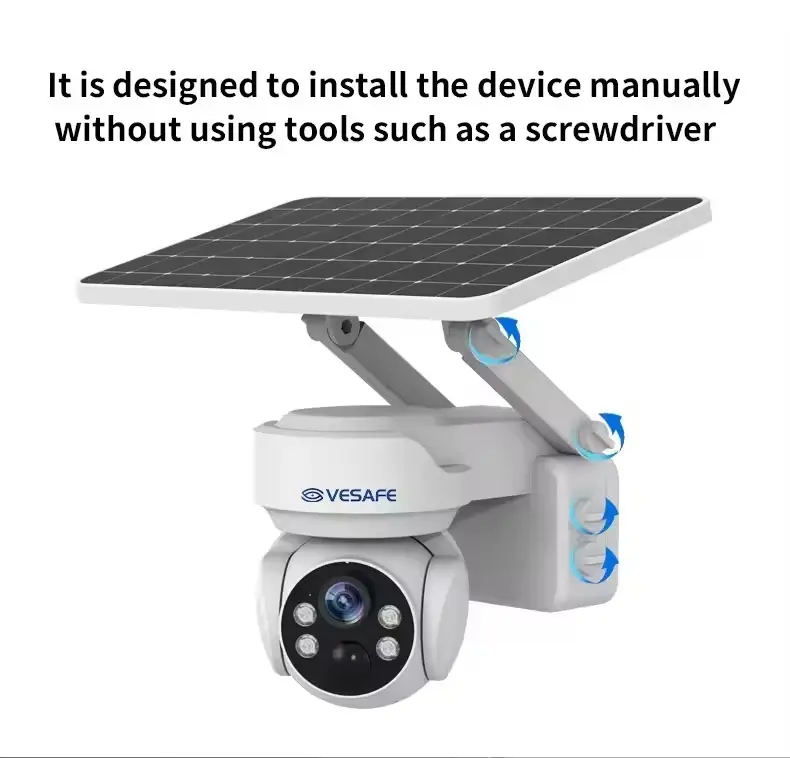 For Supermarket Solar Camera Cctv by VESAFE-1 7