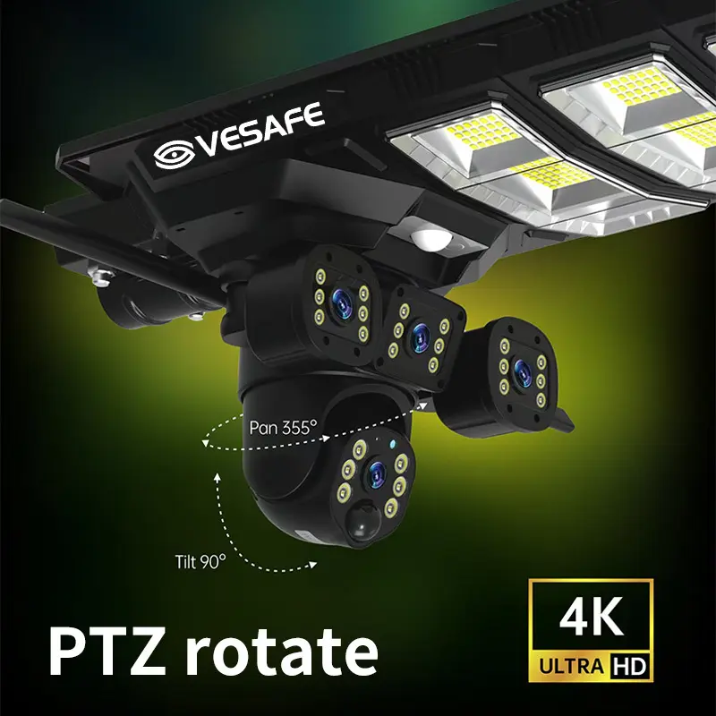 Latest Solar 4g Ptz Camera with Custom Services for Supermarket 6