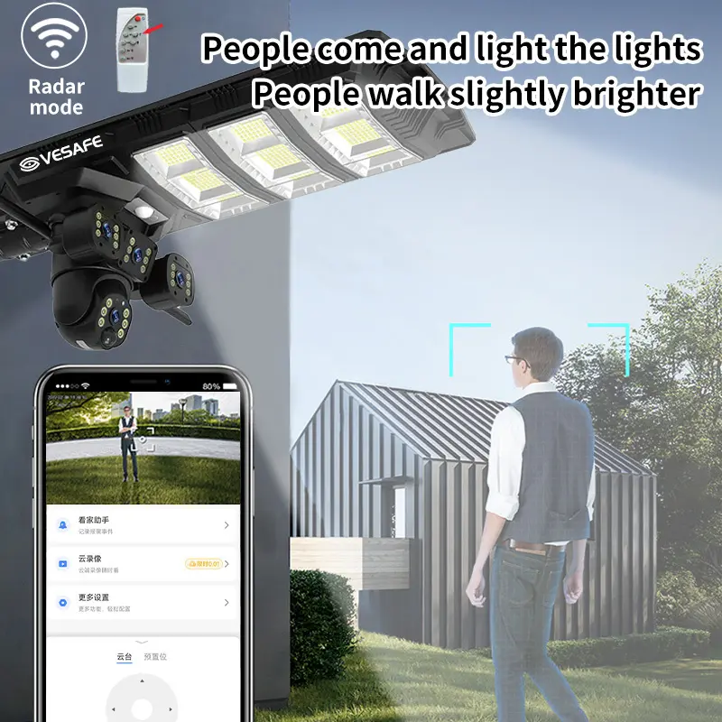 Latest Solar 4g Ptz Camera with Custom Services for Supermarket 4