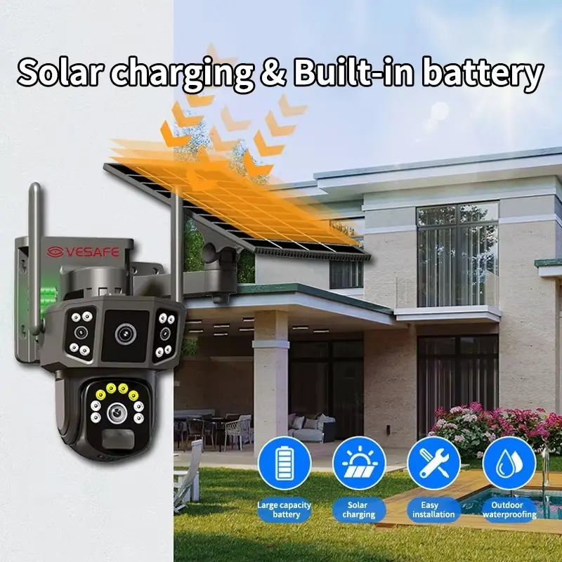 Low-cost4g Wifi Solar Ptz Camera for Sale 5
