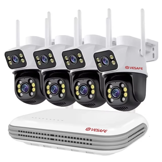 Sistema de cámara de seguridad inalámbrico 4CH 8 canales Ptz Cctv WIFI Nvr 1