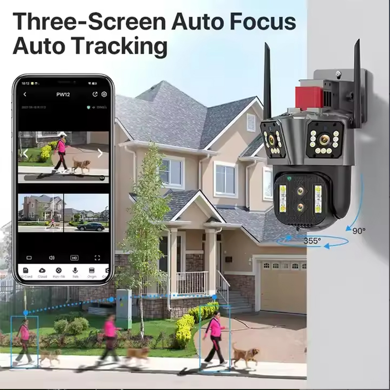 HD 8k 10X 光学ズーム ワイヤレス セキュリティ Ip Cctv カメラ 5