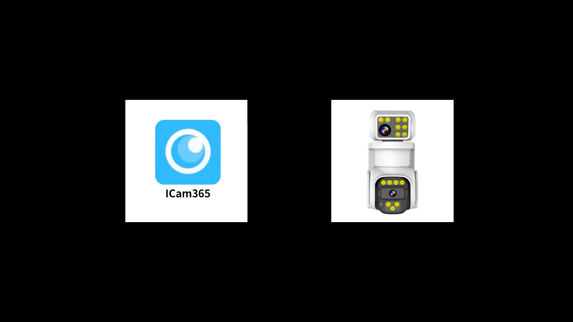كاميرا مراقبة IP ثنائية العدسة iCam365 Ptz للأمن الشبكي 1