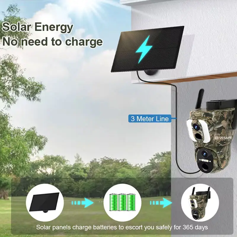 Professional Low Power Solar 4g Camera with Good Price for Sale 2