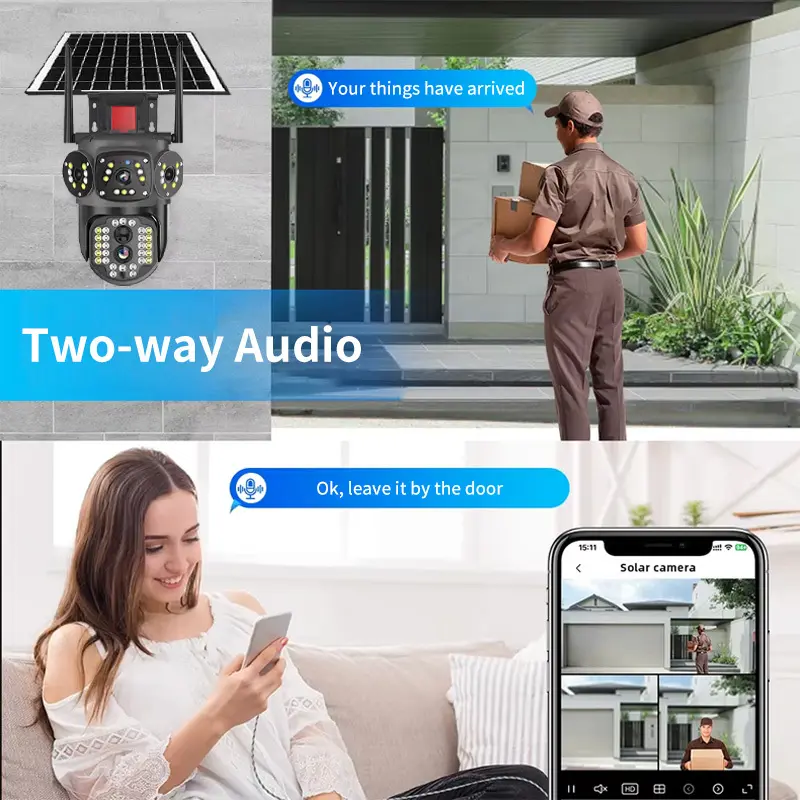 Solar Security Camera 4g Supply for Outdoor 3