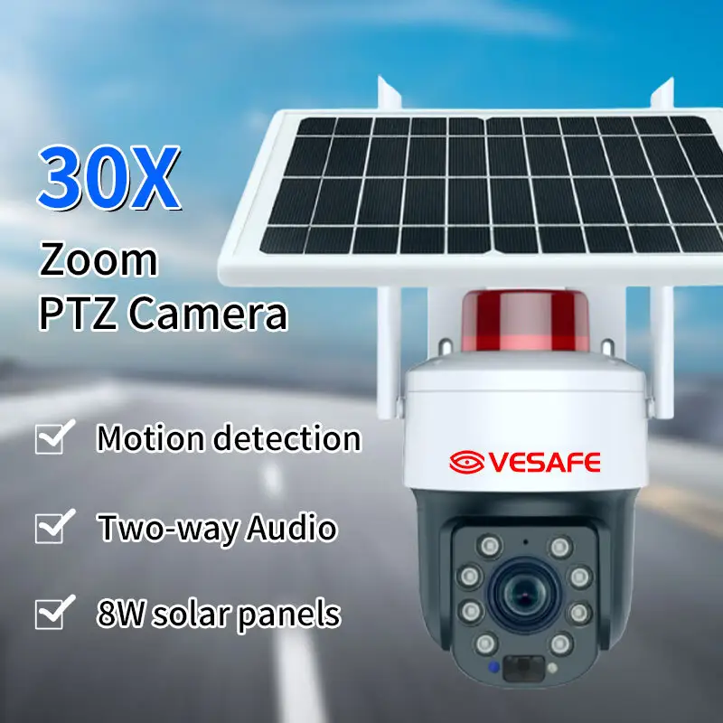 Factory Price4g Wifi Solar Ptz Camera for Home 2