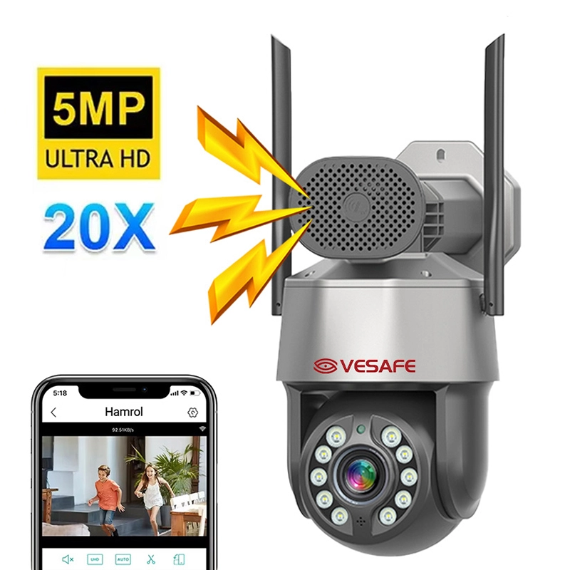 كاميرا ICsee 20x Zoom Wifi Ip Security Ptz CCTV 1