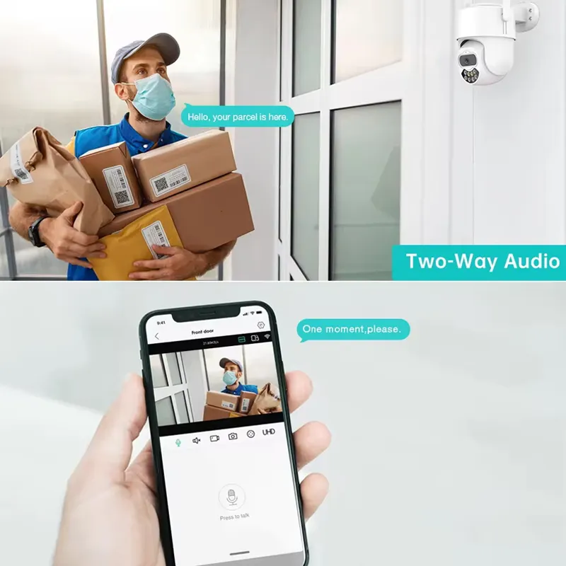 Lightweight 4k Cctv Ip Camera Quality Assurance for Outdoor 6