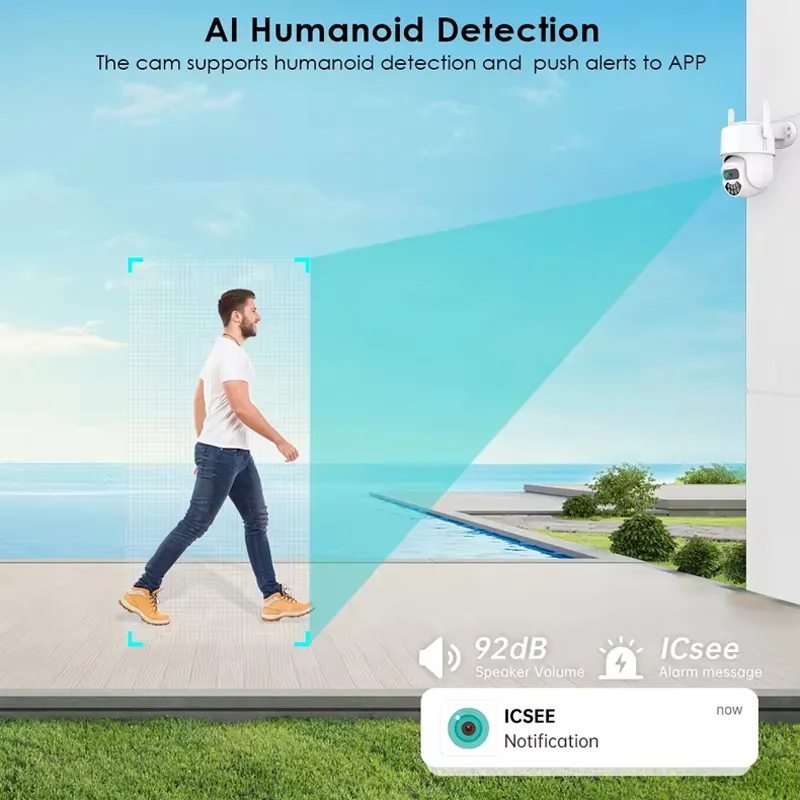 Lightweight 4k Cctv Ip Camera Quality Assurance for Outdoor 5