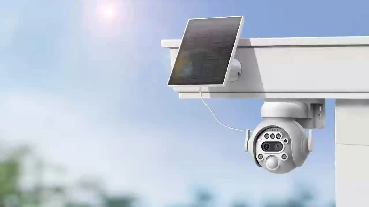 Cámara PTZ solar inalámbrica inalámbrica de seguridad de 3K 6MP 3K 1