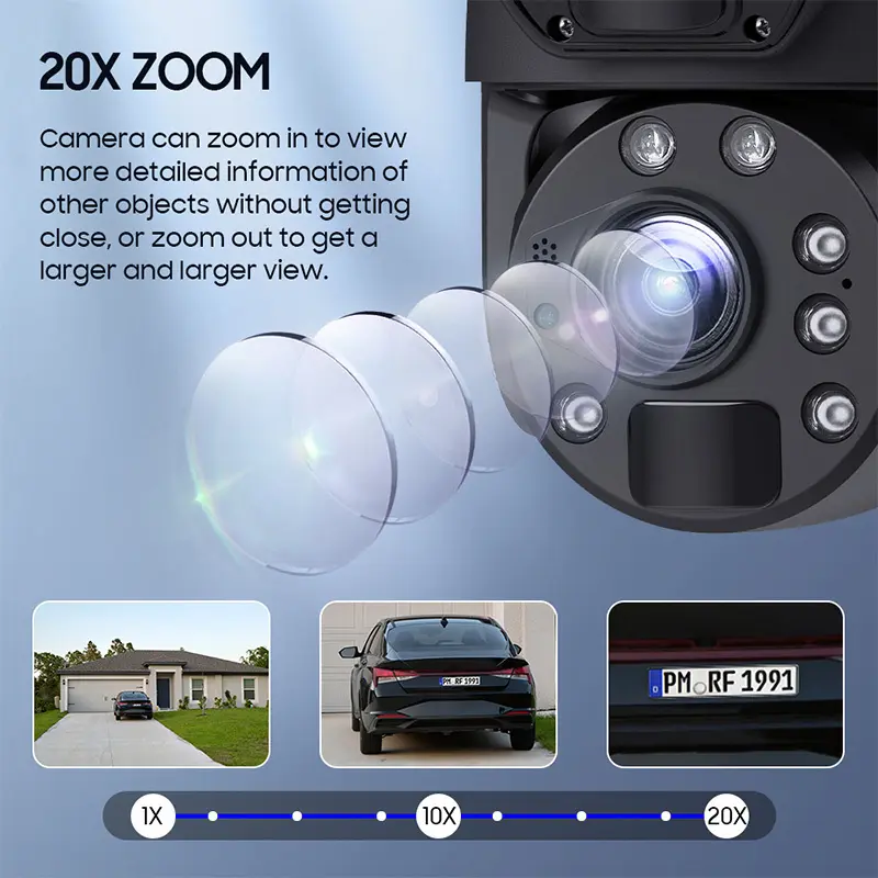 For Supermarket Solar 4g Ptz Camera by VESAFE 4