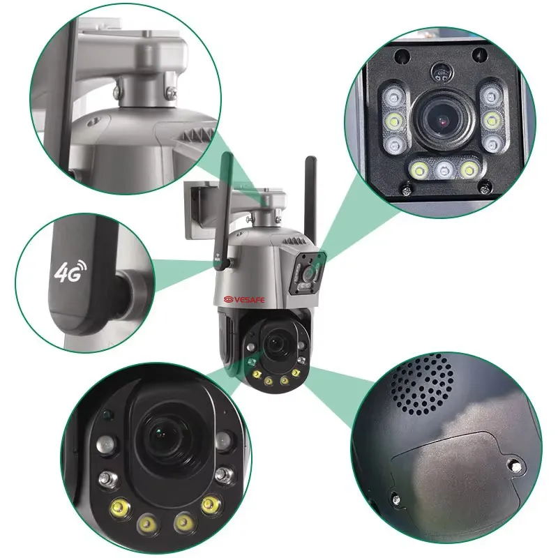 For Supermarket Solar Camera Cctv by VESAFE 2