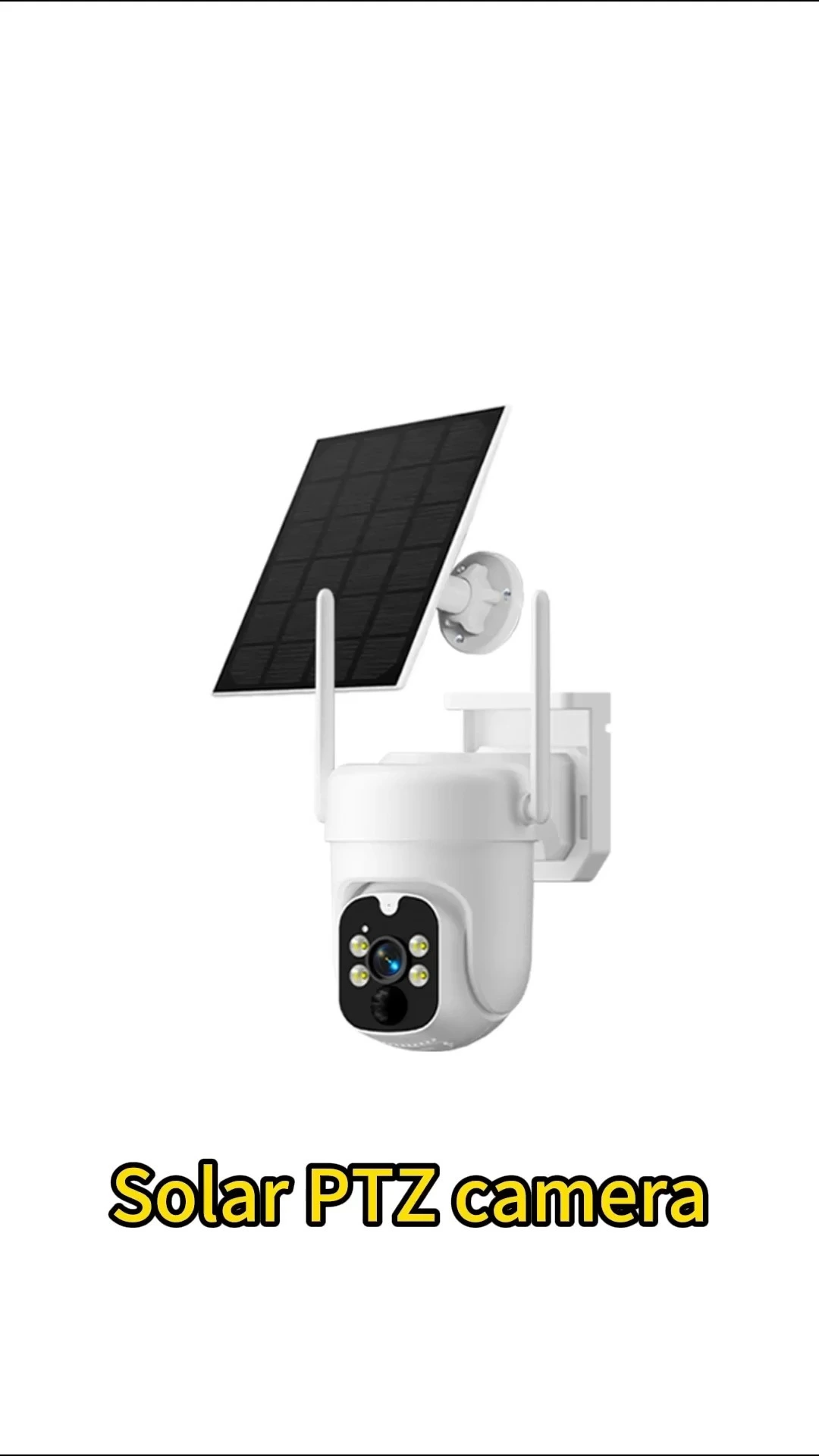 Caméra de surveillance solaire de sécurité extérieure sans fil HD 4MP 4G 1