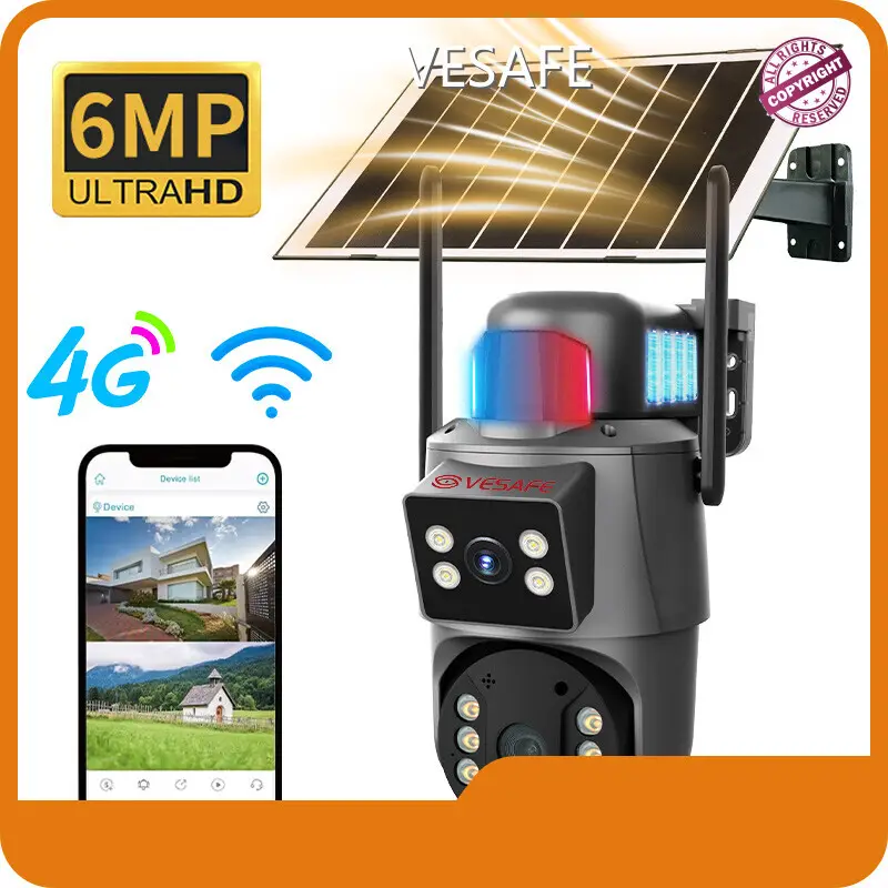 Solar Powered 4g Security Camera - for Marketplace - VESAFE 1