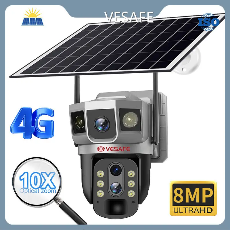 VESAFE Sim Card Solar Security Camera with Good Price 1