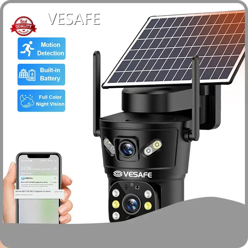 Solar Powered Cctv Camera 4g for Outdoor Factory Direct Supply 1