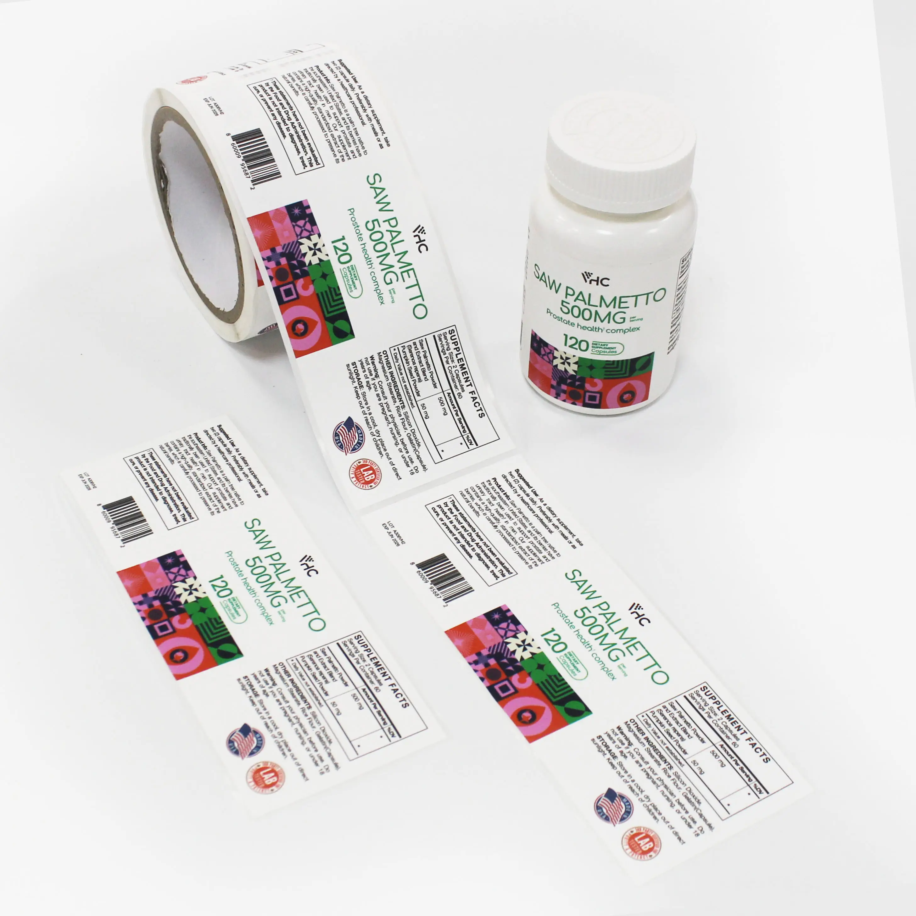 Antique Medicine Labels BOPP - - DJB 3