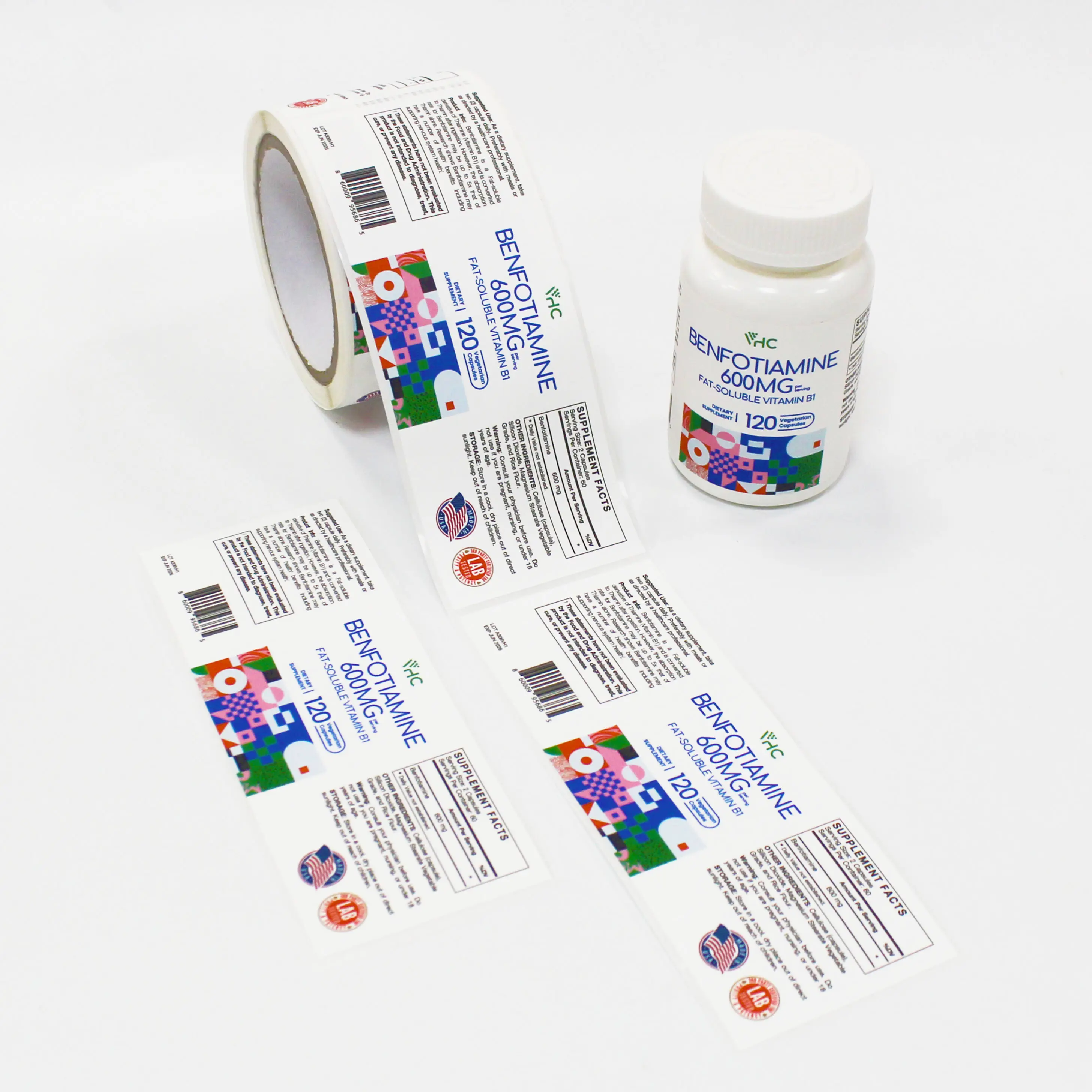 Antique Medicine Labels BOPP - - DJB 4