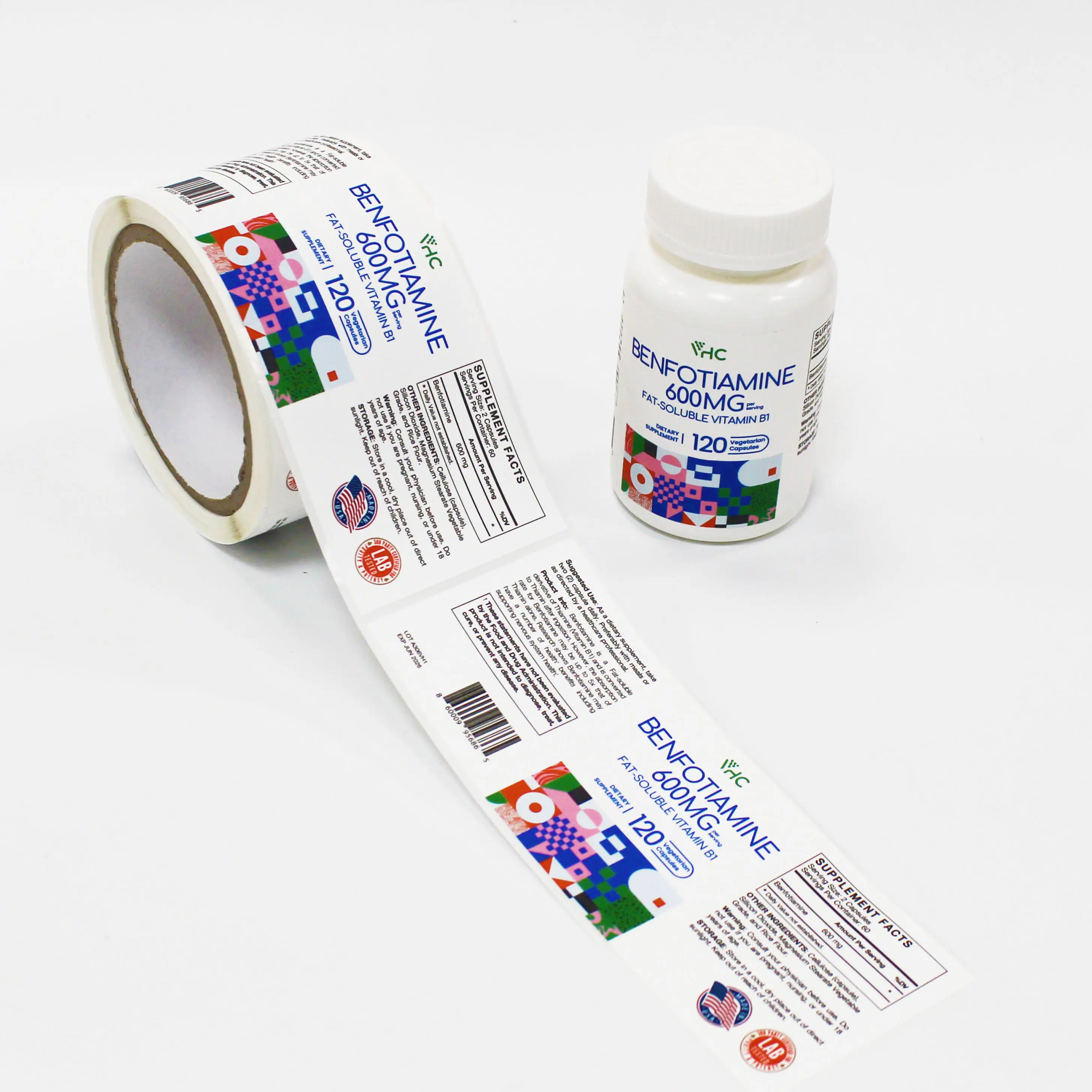 Antique Medicine Labels BOPP - - DJB 6