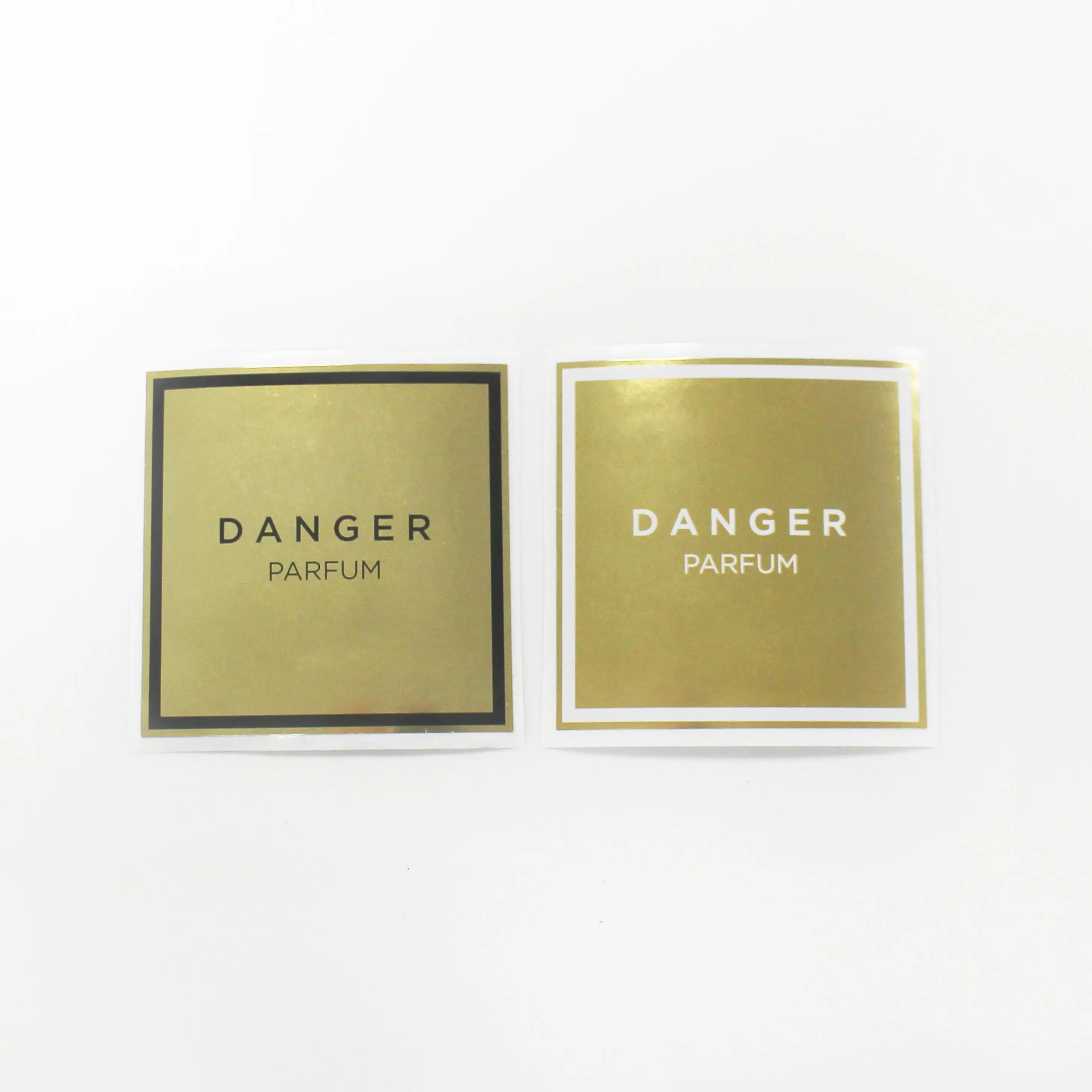 Perfume Oil Labels Bright Sliver BOPP Wholesale - DJB 5