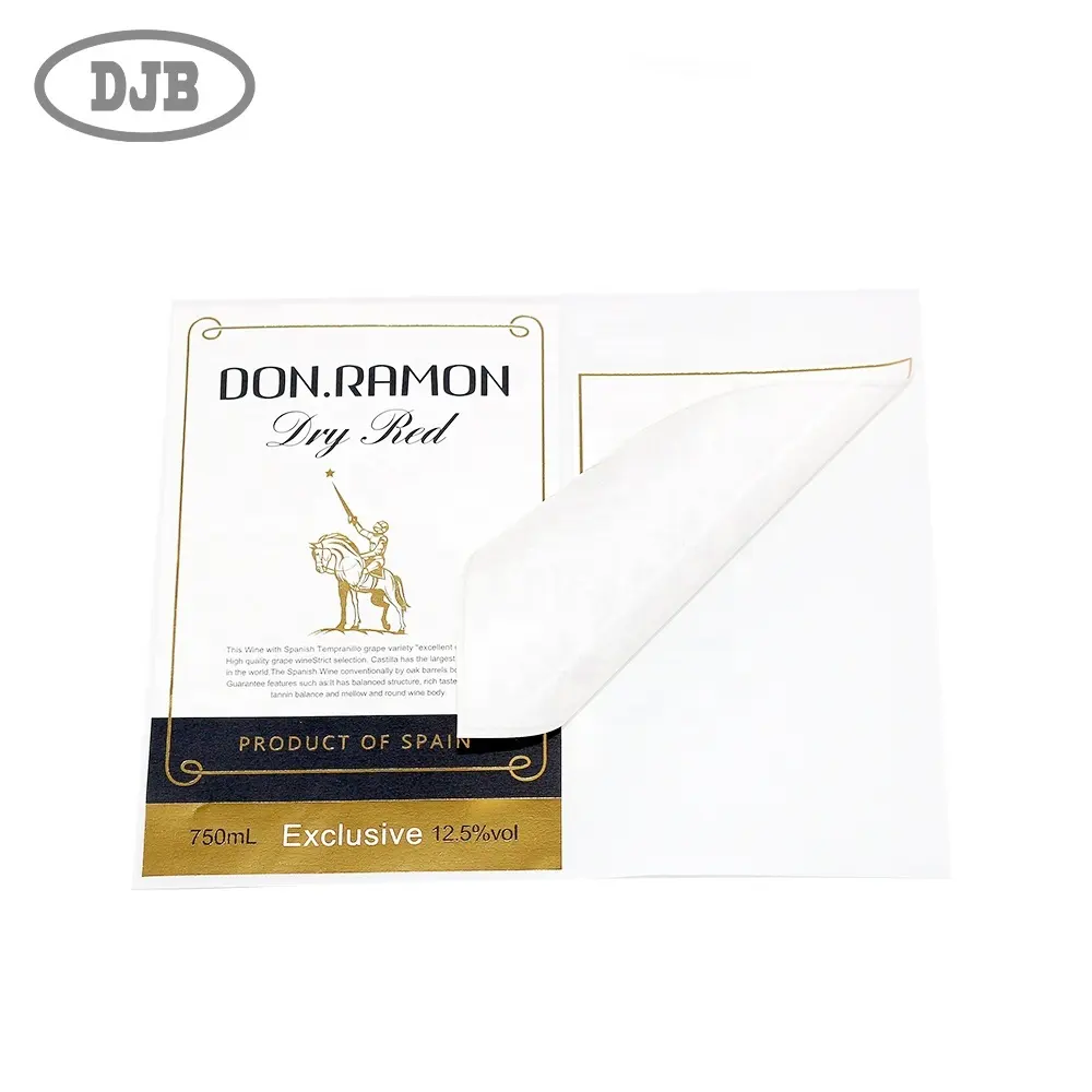 Wine Labels Company Online Transaction - - DJB 4
