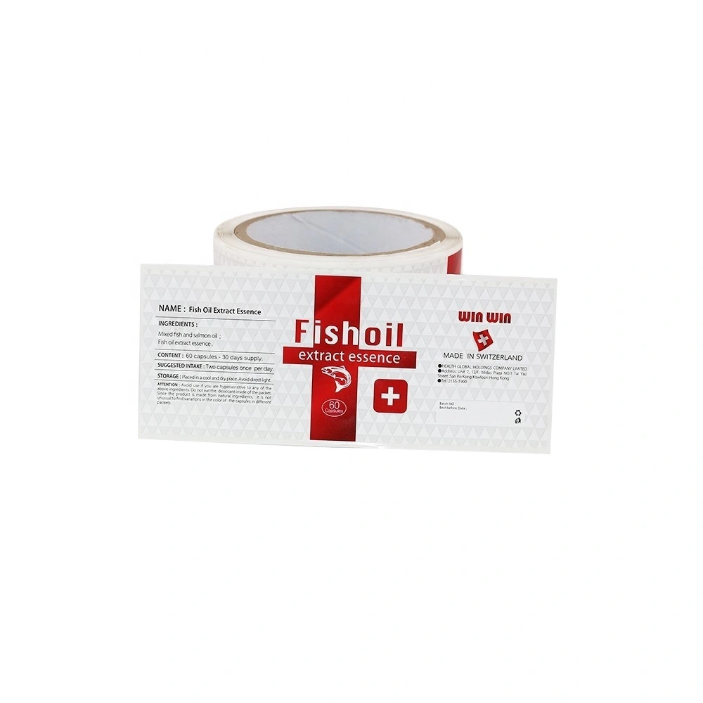 4-color printing combined with matte varnishing of healthcare label-1731664764498502 1