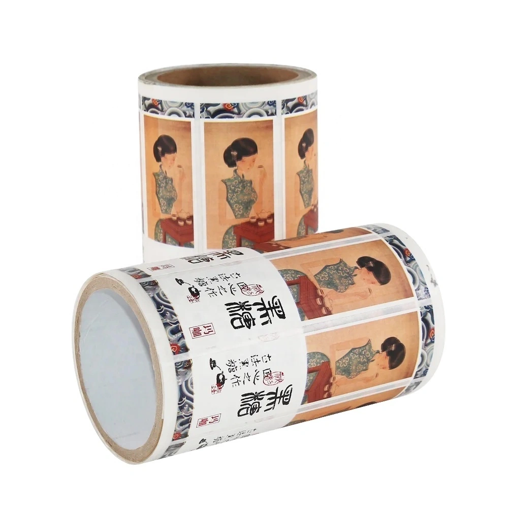 Vertical Stripe Specialty Paper with Silk Screen UV and Hot Red Gold Stamping for food label 1732687841549761 1