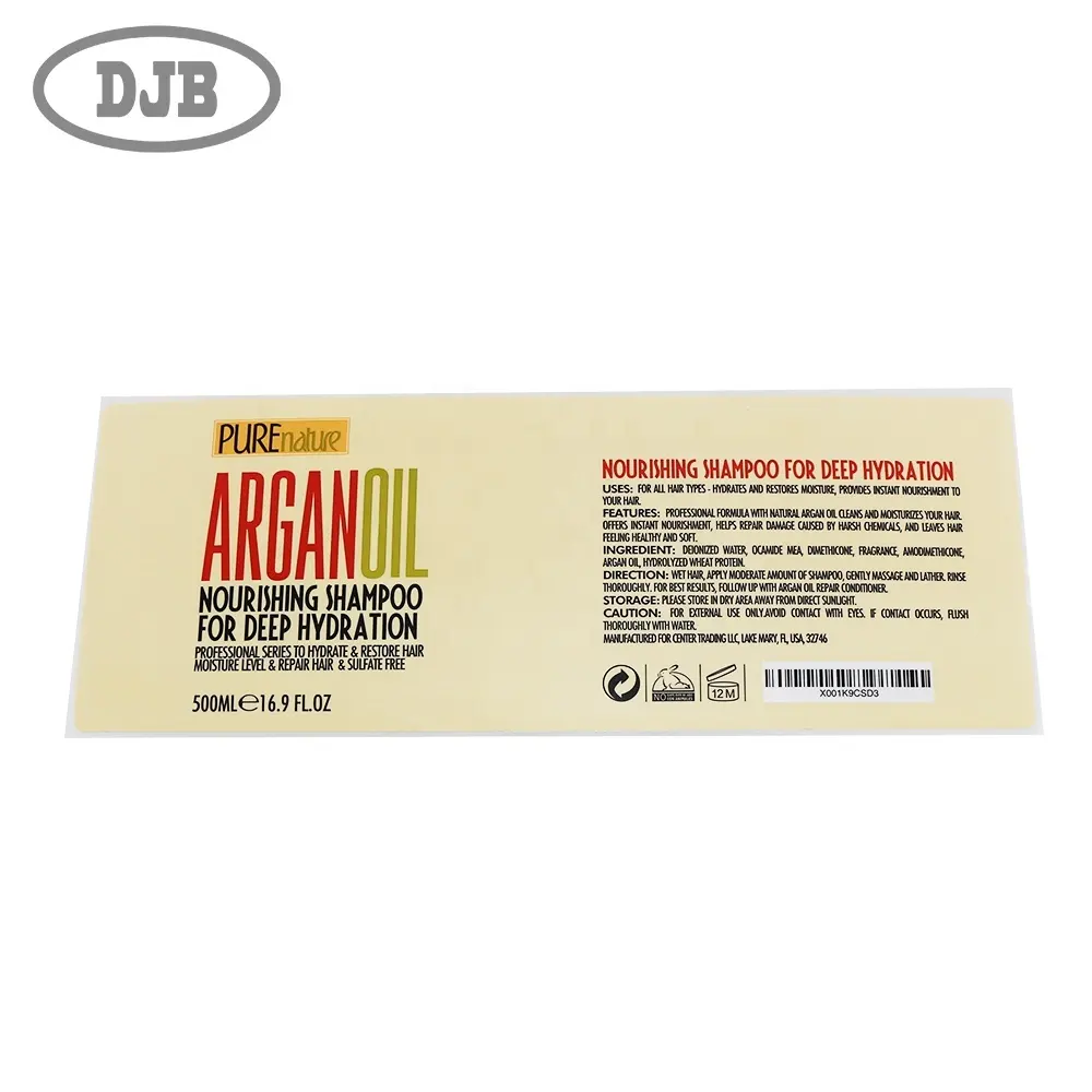Custom Labels Printing BOPP by DJB 2