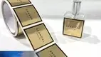 Perfume Oil Labels Bright Sliver BOPP Wholesale - DJB 1