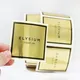 Perfume Oil Labels Bright Sliver BOPP Wholesale - DJB 6