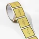Perfume Oil Labels Bright Sliver BOPP Wholesale - DJB 10