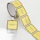 Perfume Oil Labels Bright Sliver BOPP Wholesale - DJB 9