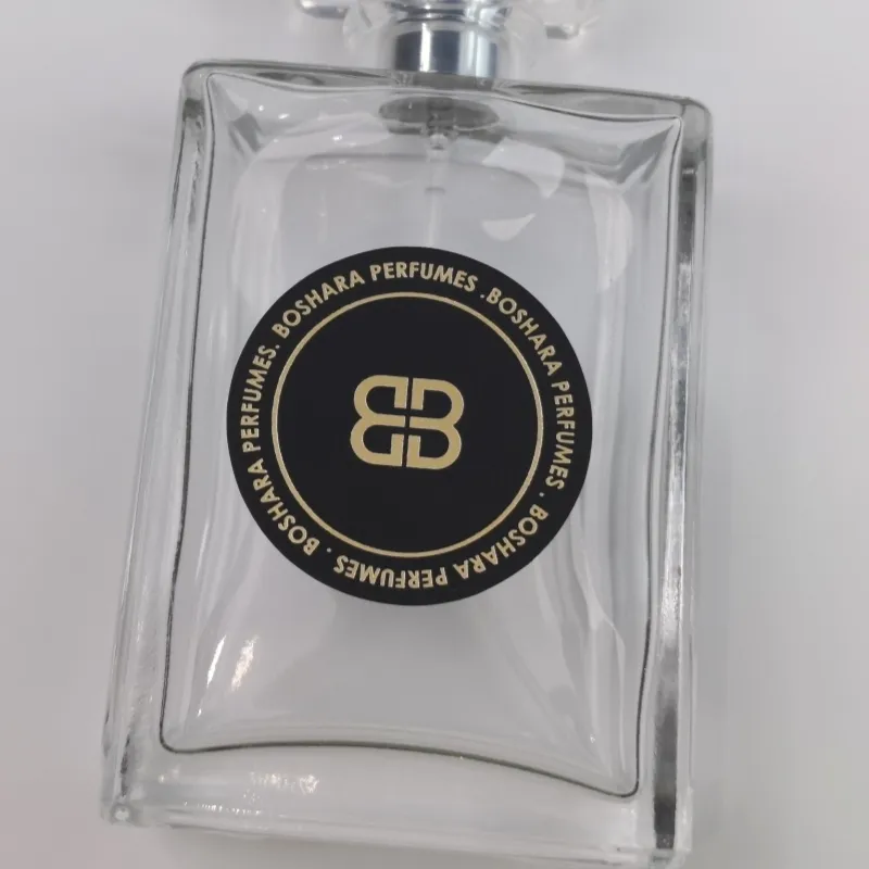 Perfume Gold Label Gold Stamping Process - - DJB 2