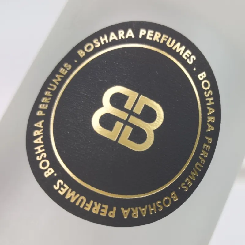 Perfume Gold Label Gold Stamping Process - - DJB 3