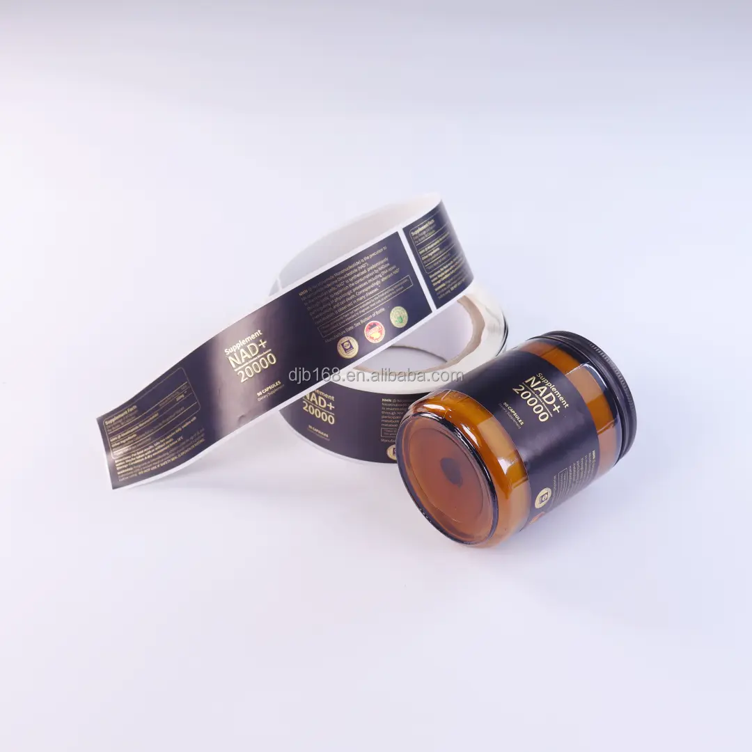Custom Medicine Bottle Labels No MOQ by DJB 7