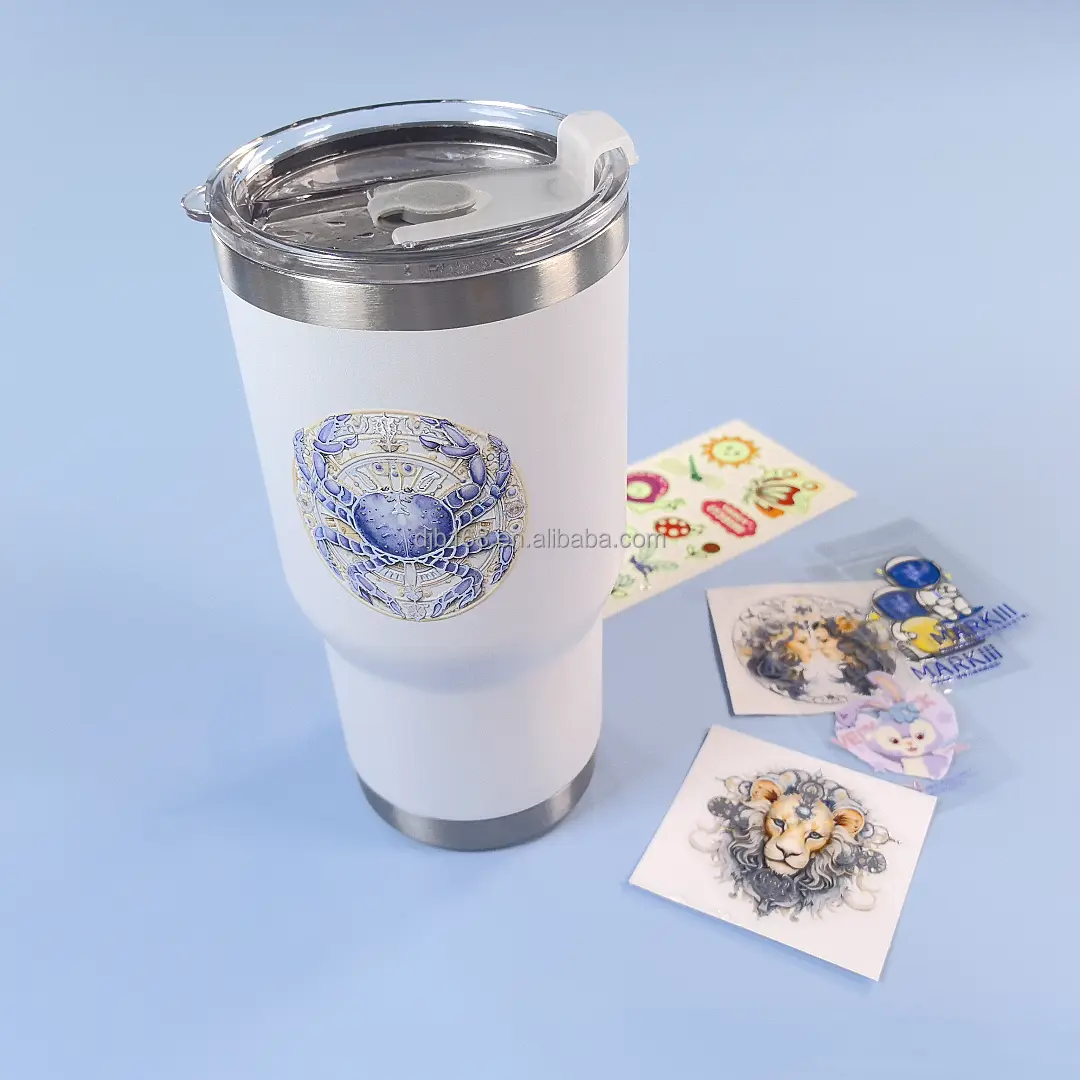 Custom Stickers Printing PVC Material by DJB 8