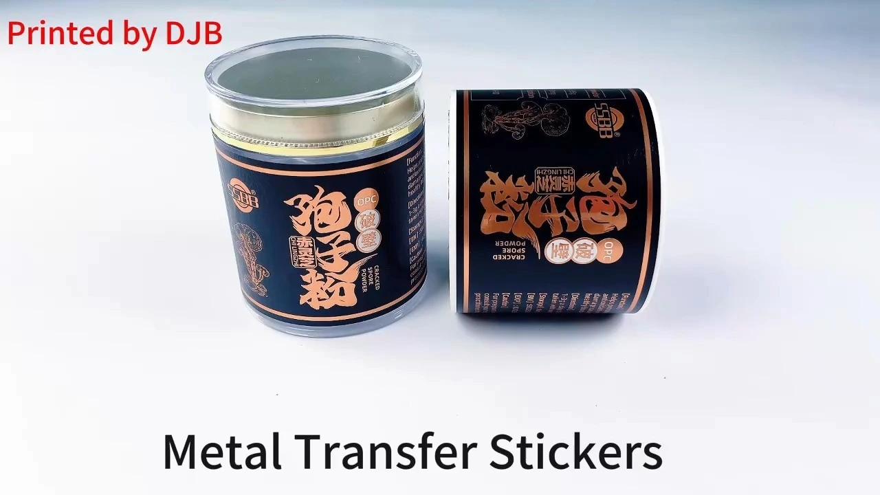 Bright Silver PP Material, Silk Screen UV, Matte Varnishing, Metallic Color for Custom Food Label 1