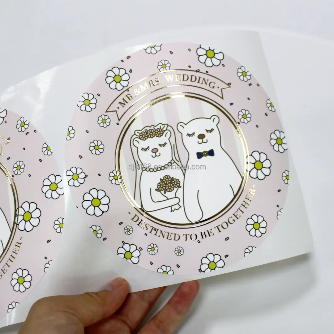 Custom Outdoor Labels Gold Stamping Process Wholesale - DJB 3