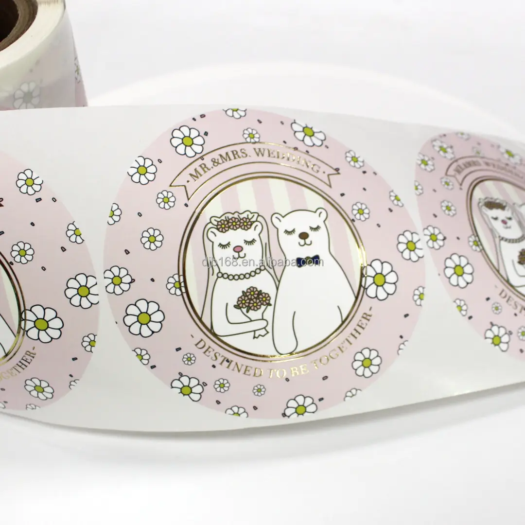 Custom Outdoor Labels Gold Stamping Process Wholesale - DJB 4