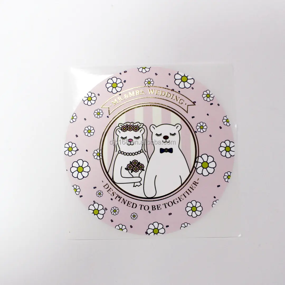 Custom Outdoor Labels Gold Stamping Process Wholesale - DJB 8