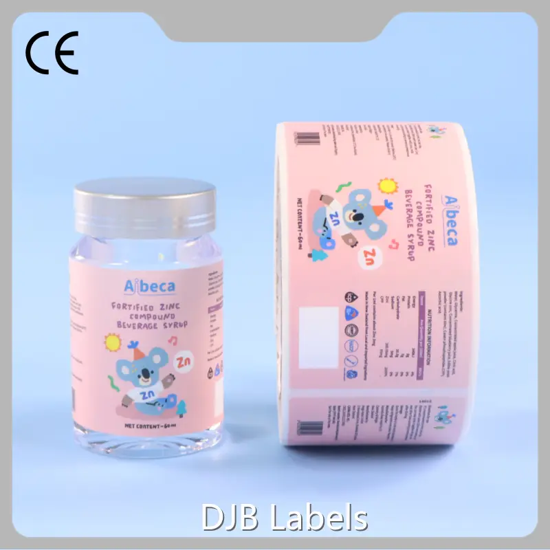 Blank Pill Bottle Label UV Printing - - DJB 1