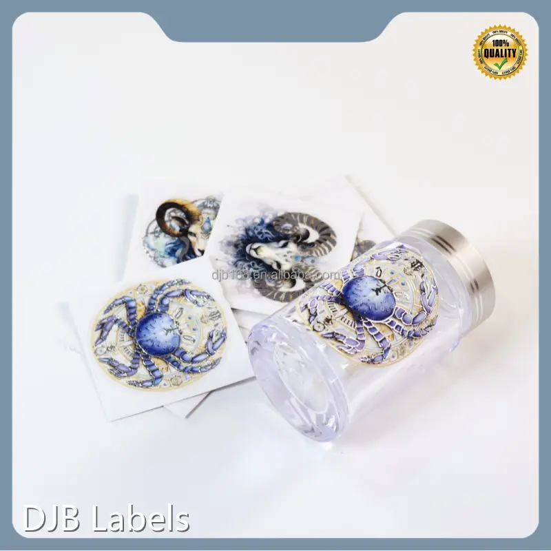 Custom Stickers Printing Plastic Bag Or Carton - - DJB 1