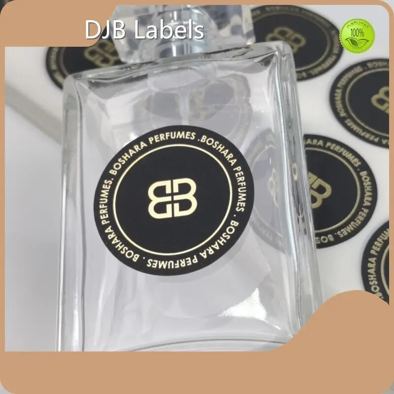 Perfume Gold Label Gold Stamping Process - - DJB 1