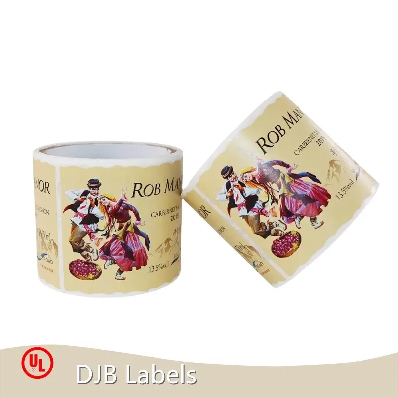 Wedding Wine Labels BOPP Wholesale - DJB 1