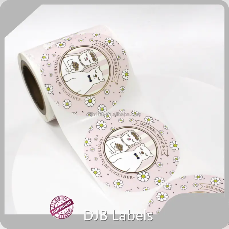 Custom Outdoor Labels Gold Stamping Process Wholesale - DJB 1