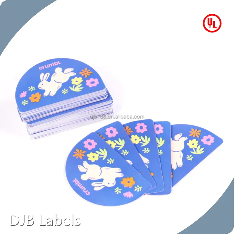 Custom Stickers Printing PVC Material - - DJB 1
