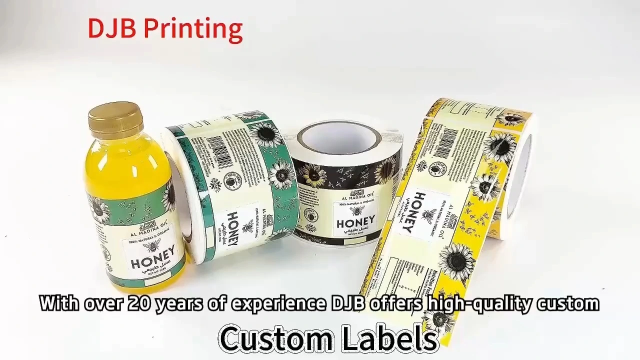 Factory-Direct Custom Beverage Label Stickers | Juice Water Bottle Labels for Drinks Packaging 1